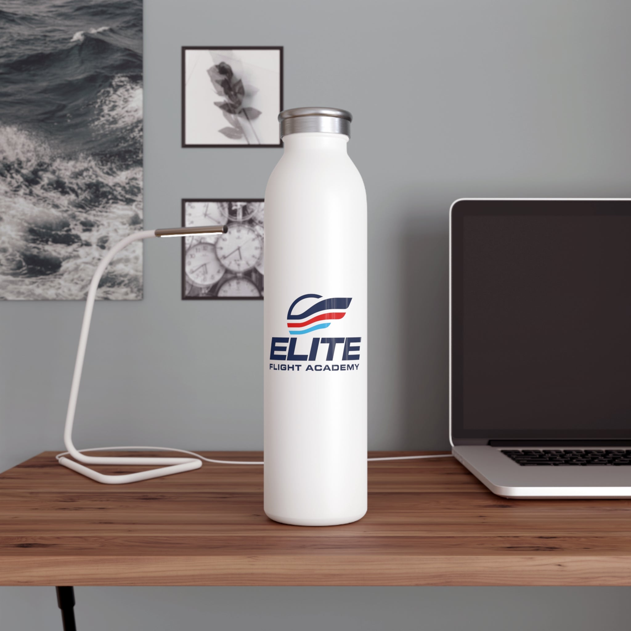 Elite Flight Academy Slim Water Bottle