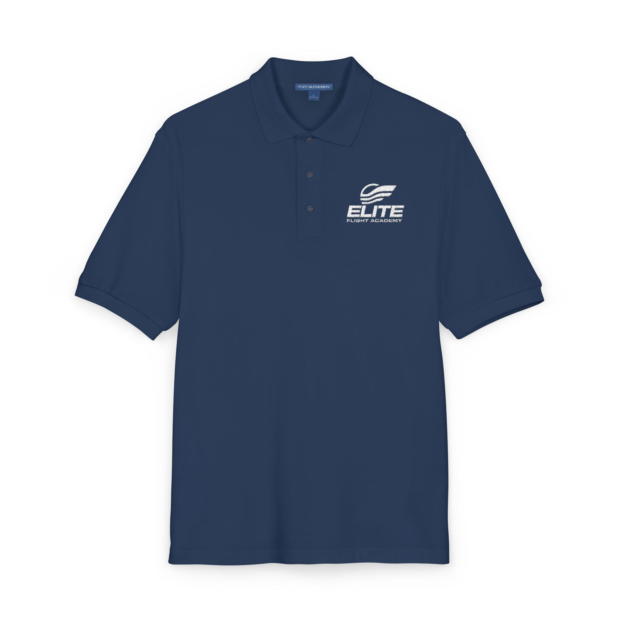 Elite Flight Academy Embroidered Polo Shirt – Lightweight Performance Polo
