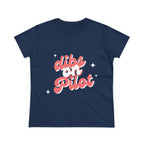 Dibs on Pilot Women's Midweight Cotton Tee