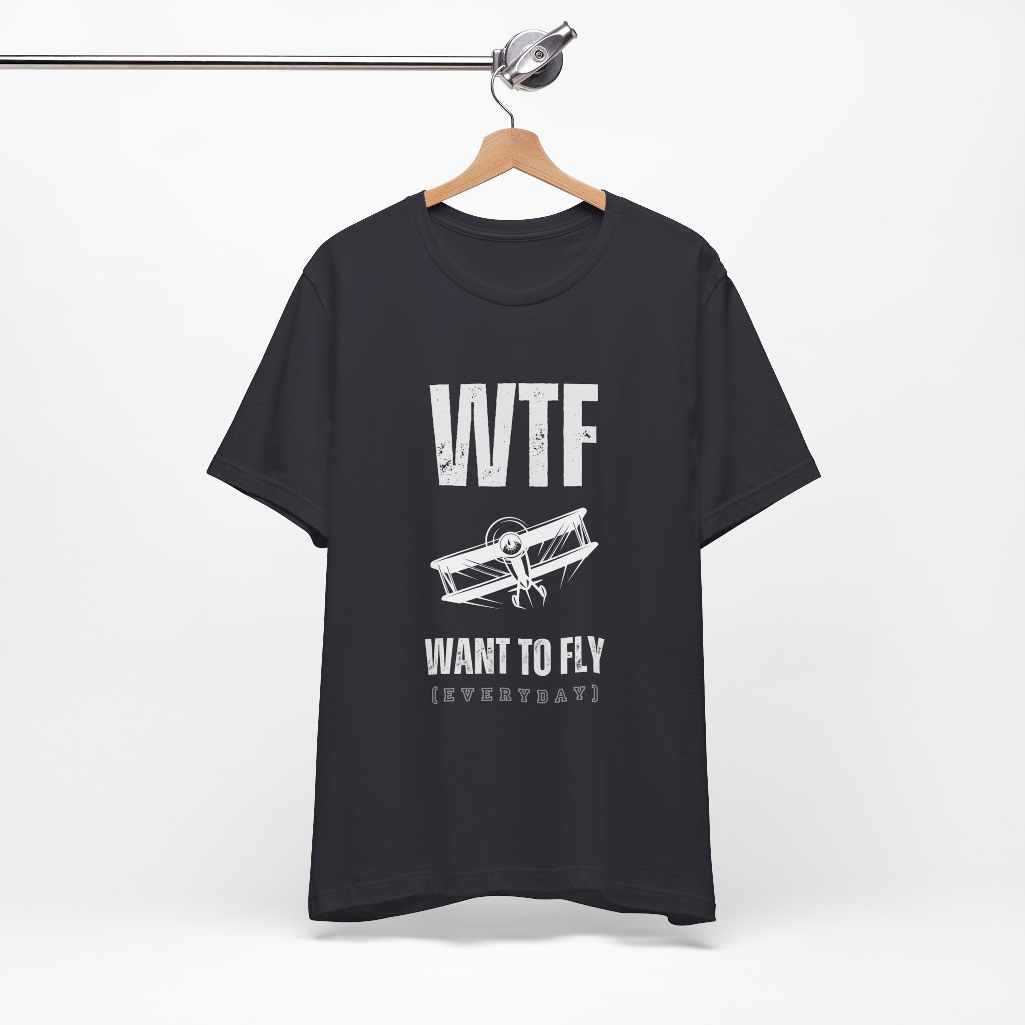 WTF, Want to Fly Sleeve Tee