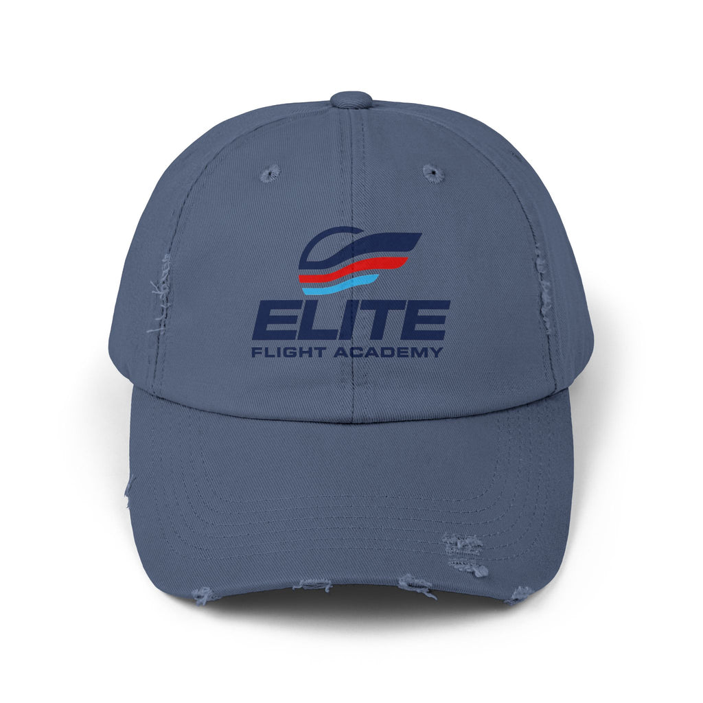 Elite Flight Academy Distressed Cap