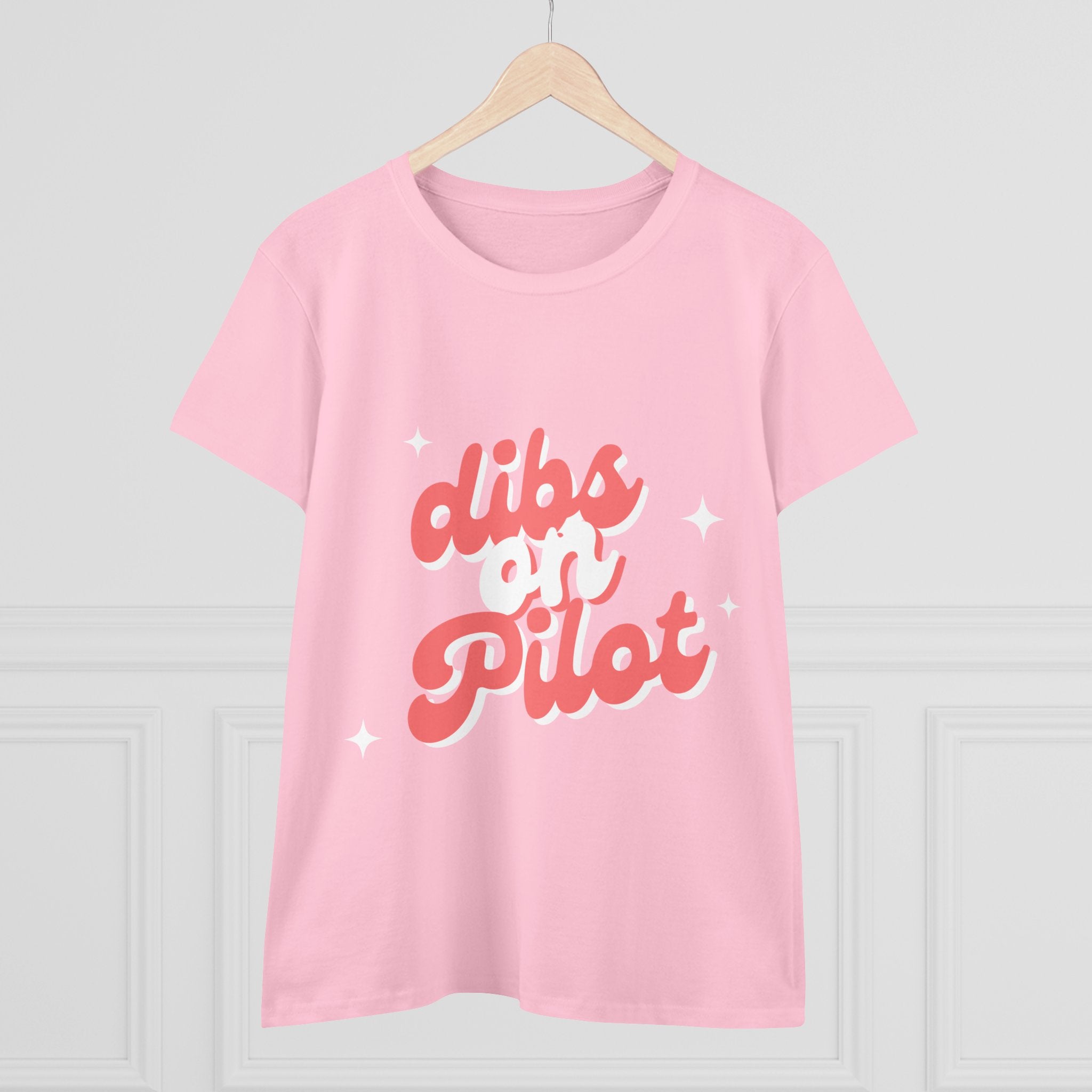 Dibs on Pilot Women's Midweight Cotton Tee