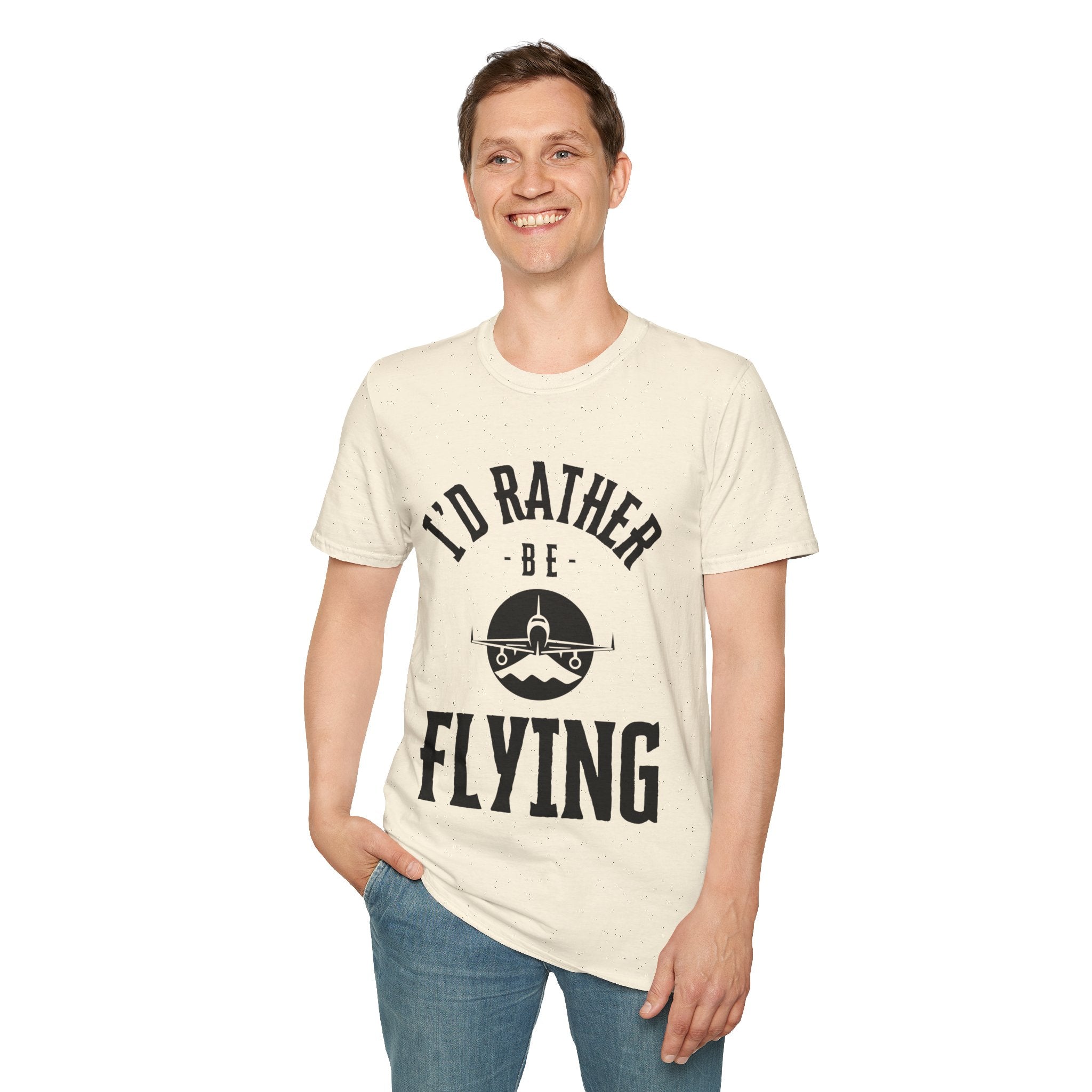 I'd Rather Be Flying, Pilot, Soft T-shirt