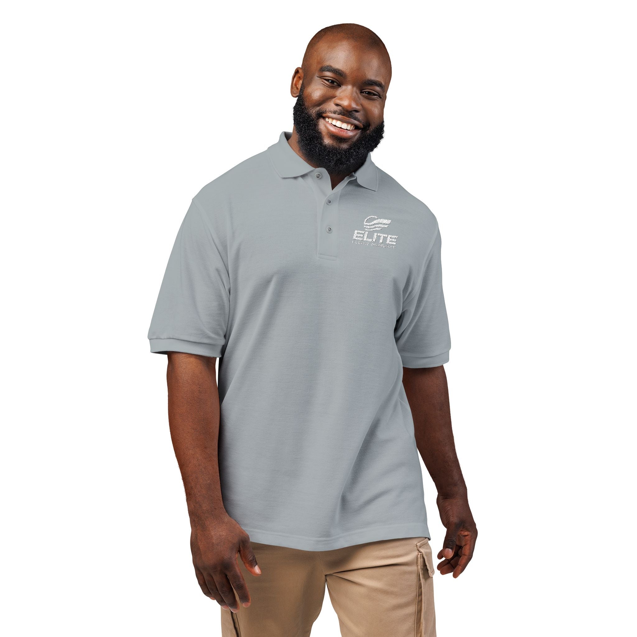 Elite Flight Academy Embroidered Polo Shirt – Lightweight Performance Polo