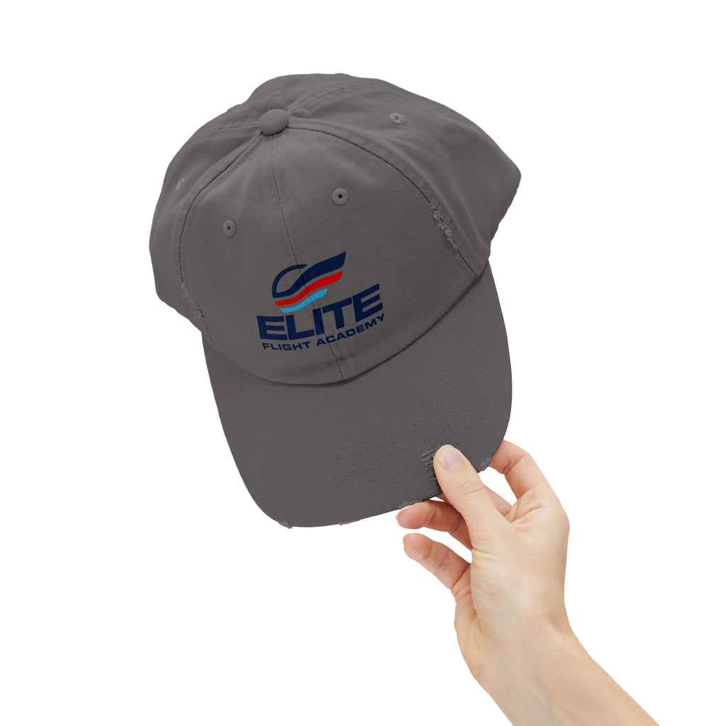 Elite Flight Academy Distressed Cap