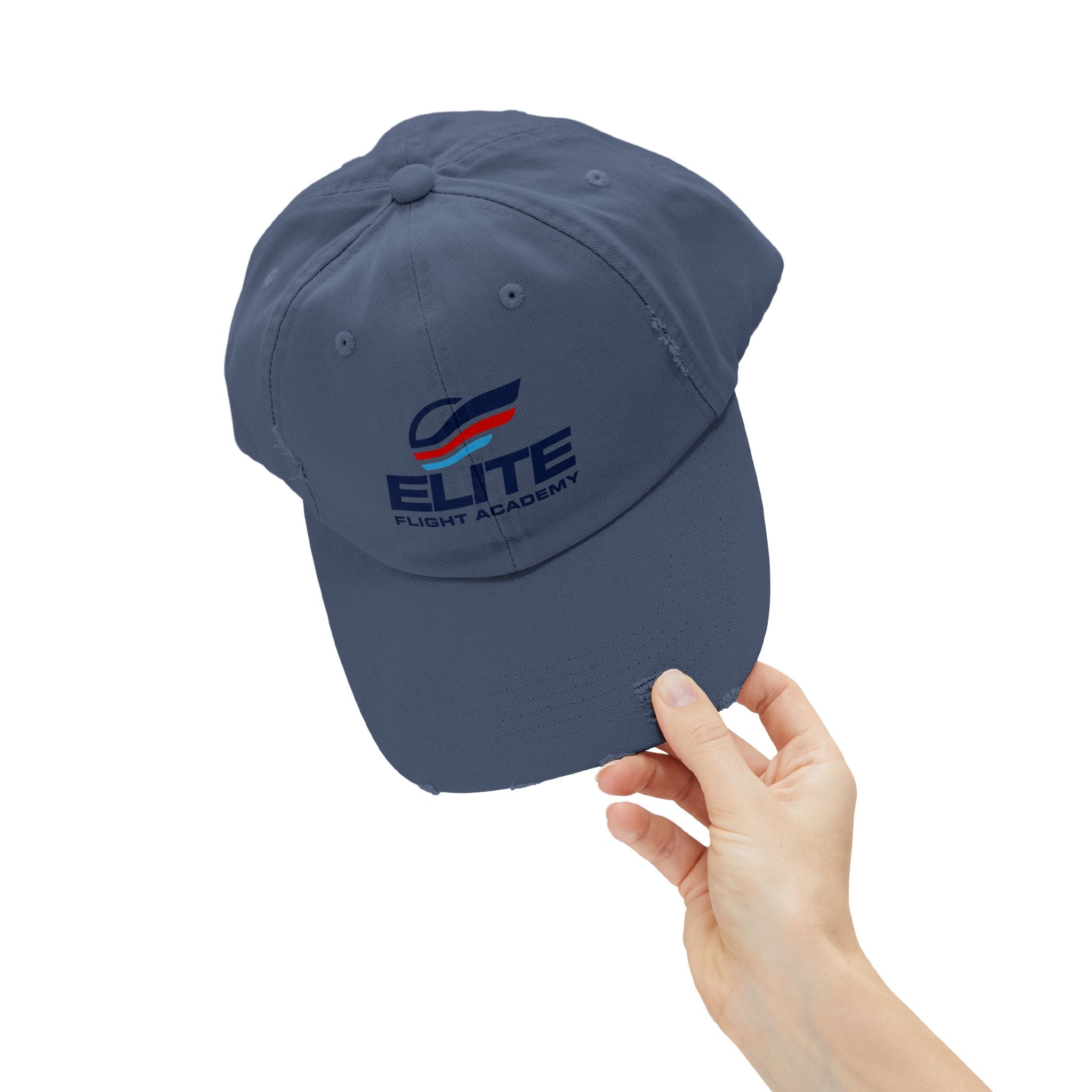 Elite Flight Academy Distressed Cap