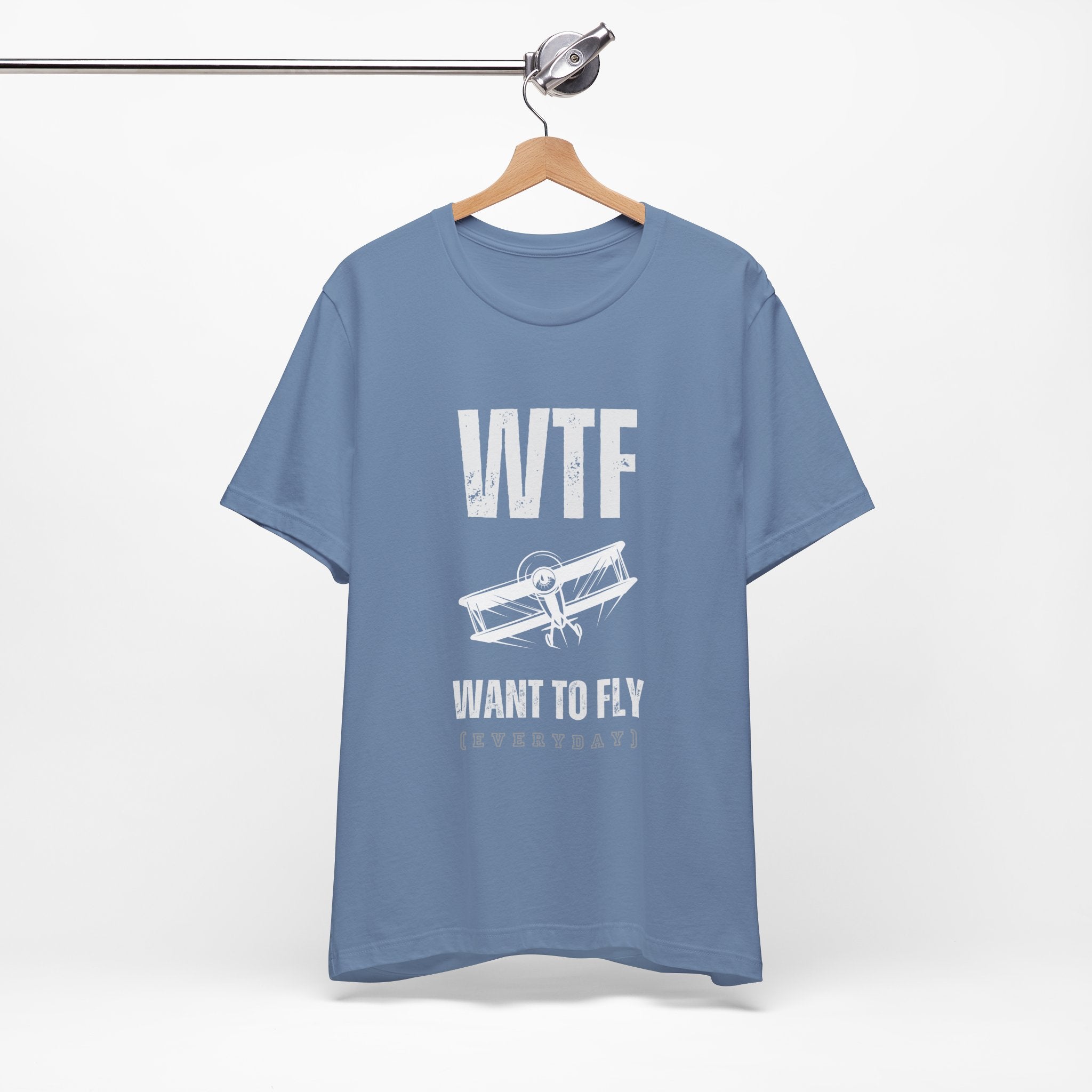 WTF, Want to Fly Sleeve Tee