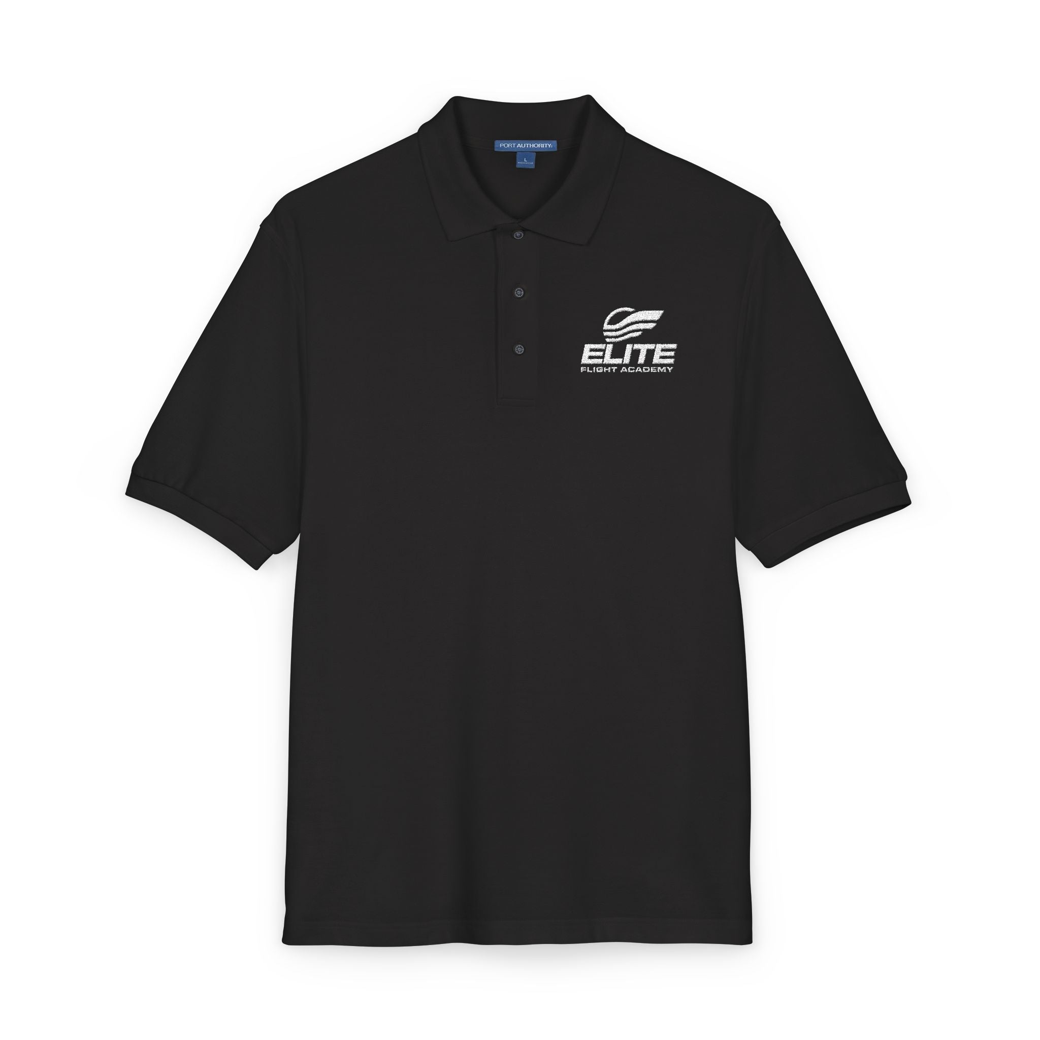 Elite Flight Academy Embroidered Polo Shirt – Lightweight Performance Polo