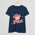 Dibs on Pilot Women's Midweight Cotton Tee