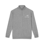 EFA Embroidered Quarter-Zip Fleece Pullover — Lightweight Cozy Sweatshirt