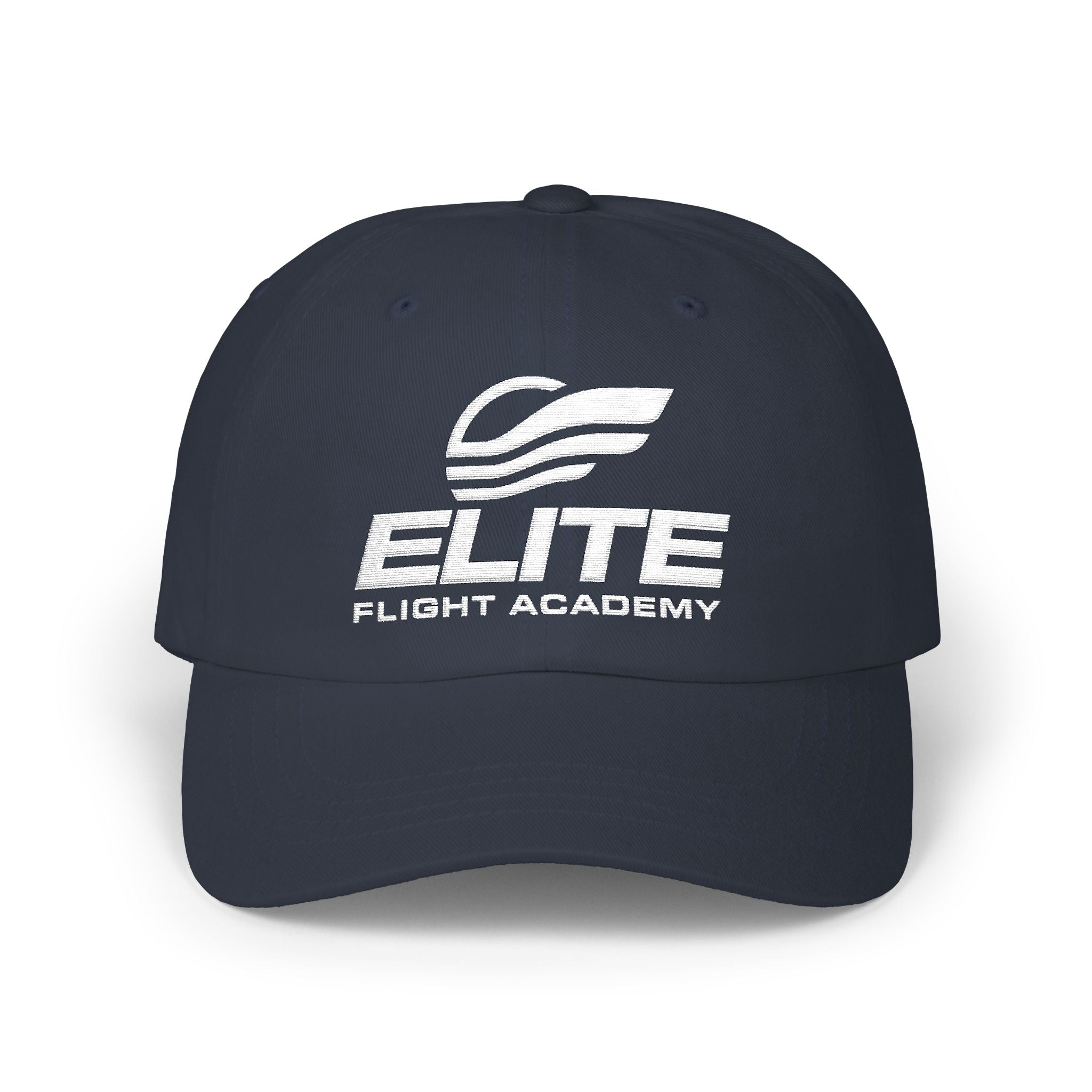 Elite Flight Academy Embroidered Cap (White Logo)