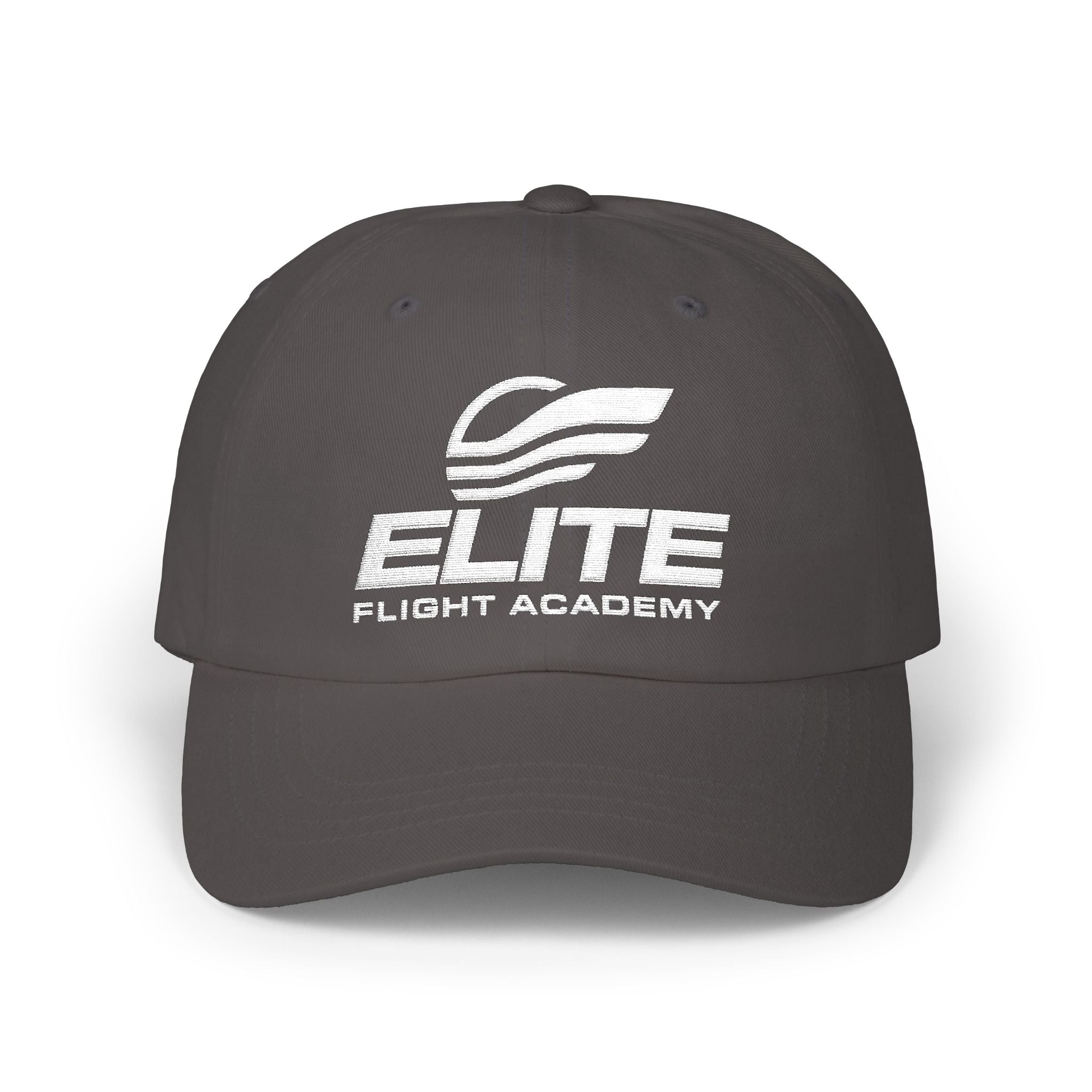 Elite Flight Academy Embroidered Cap (White Logo)