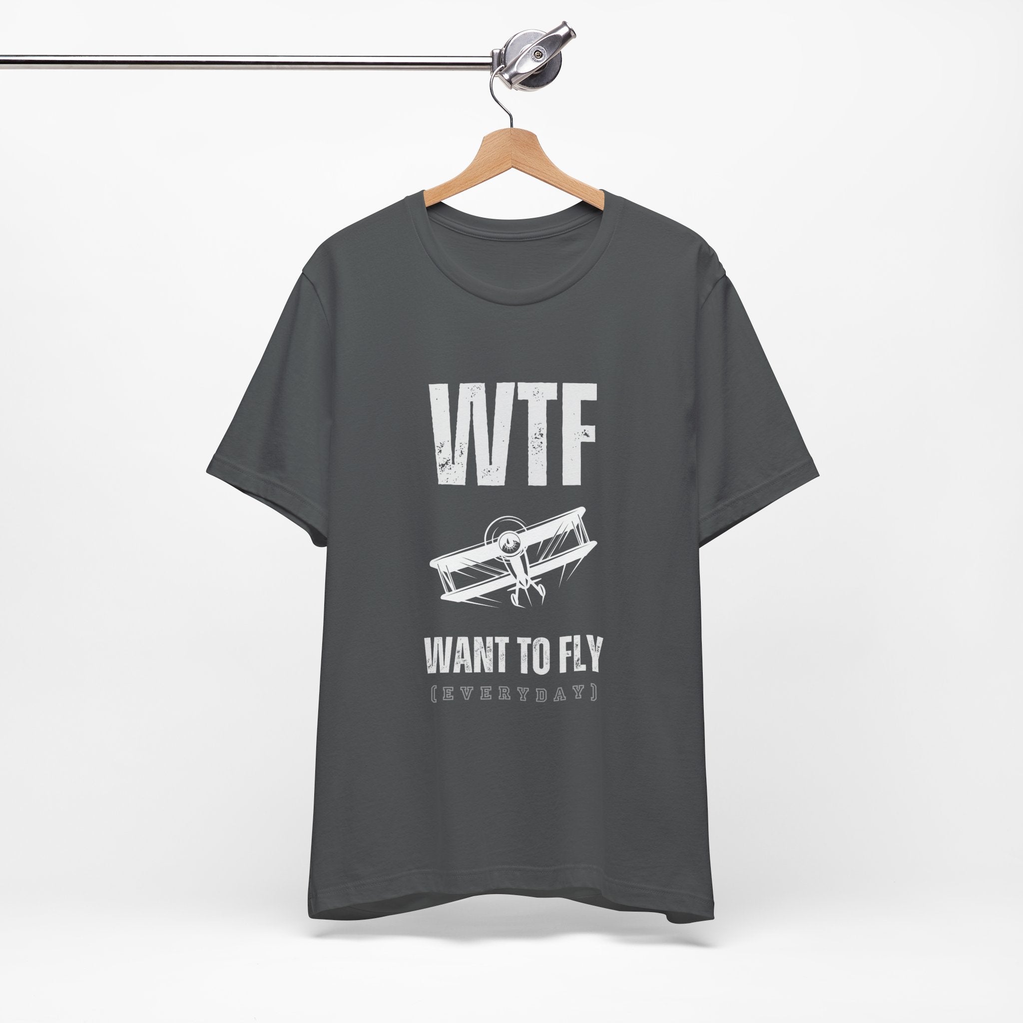 WTF, Want to Fly Sleeve Tee