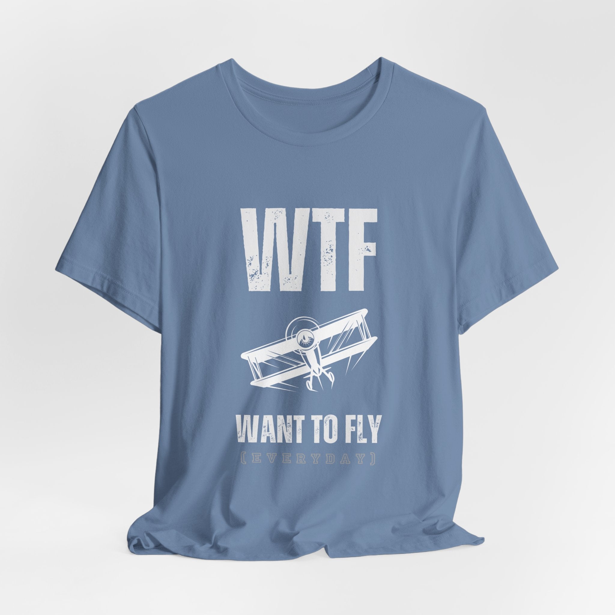 WTF, Want to Fly Sleeve Tee
