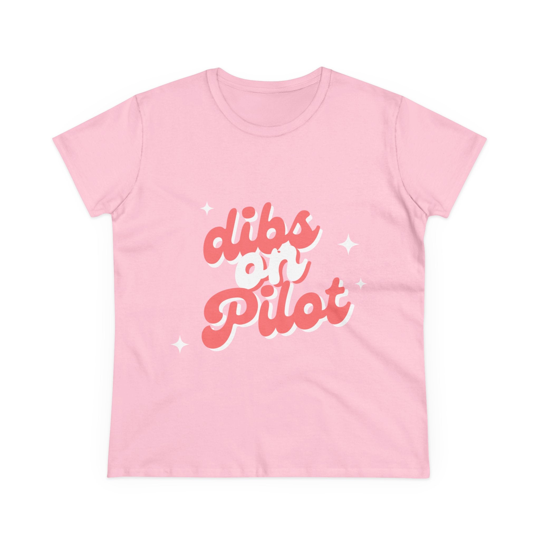 Dibs on Pilot Women's Midweight Cotton Tee