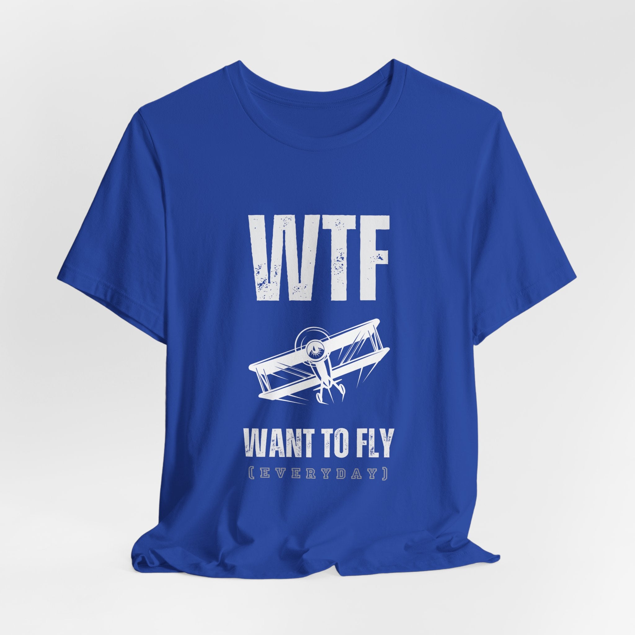 WTF, Want to Fly Sleeve Tee