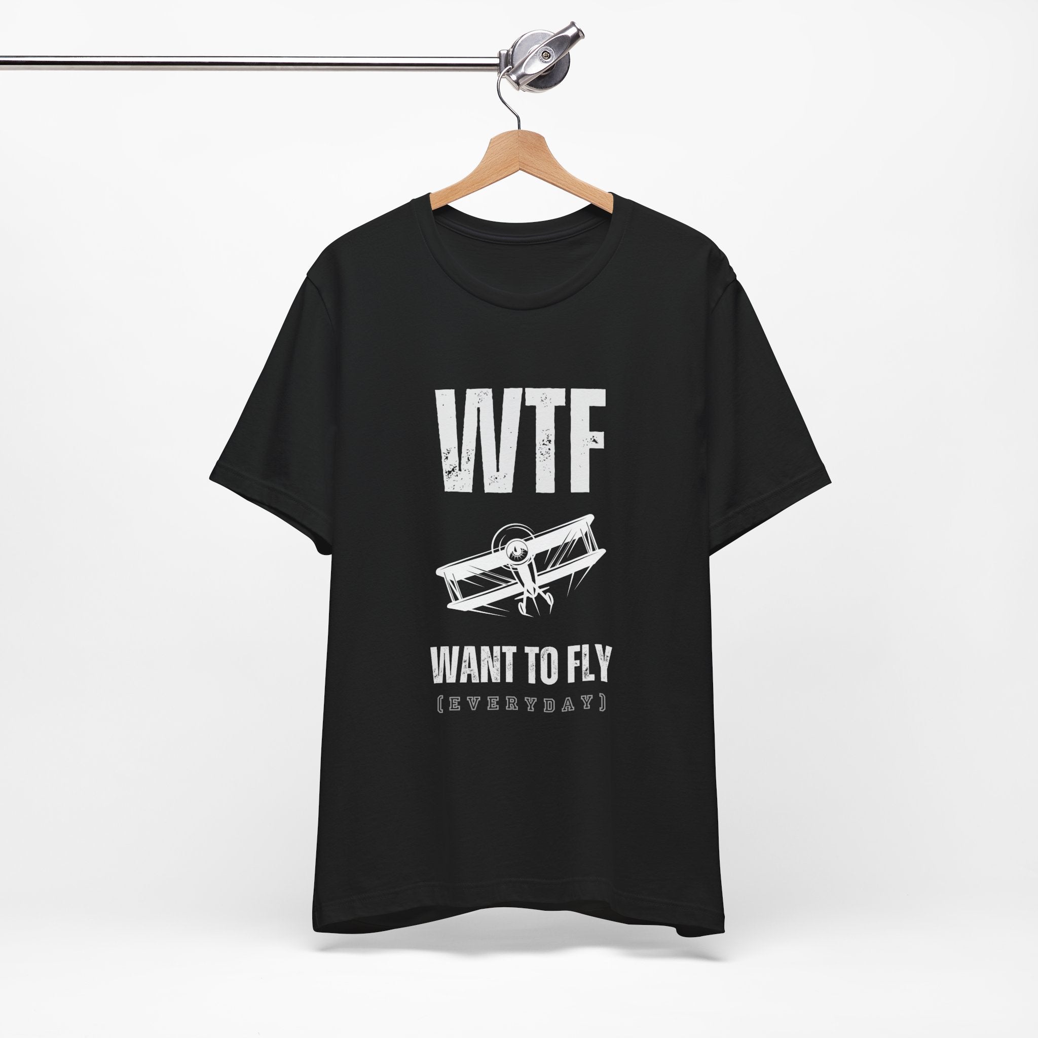 WTF, Want to Fly Sleeve Tee
