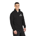 EFA Embroidered Quarter-Zip Fleece Pullover — Lightweight Cozy Sweatshirt