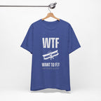 WTF, Want to Fly Sleeve Tee