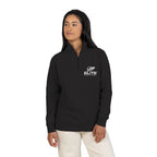 EFA Embroidered Quarter-Zip Fleece Pullover — Lightweight Cozy Sweatshirt
