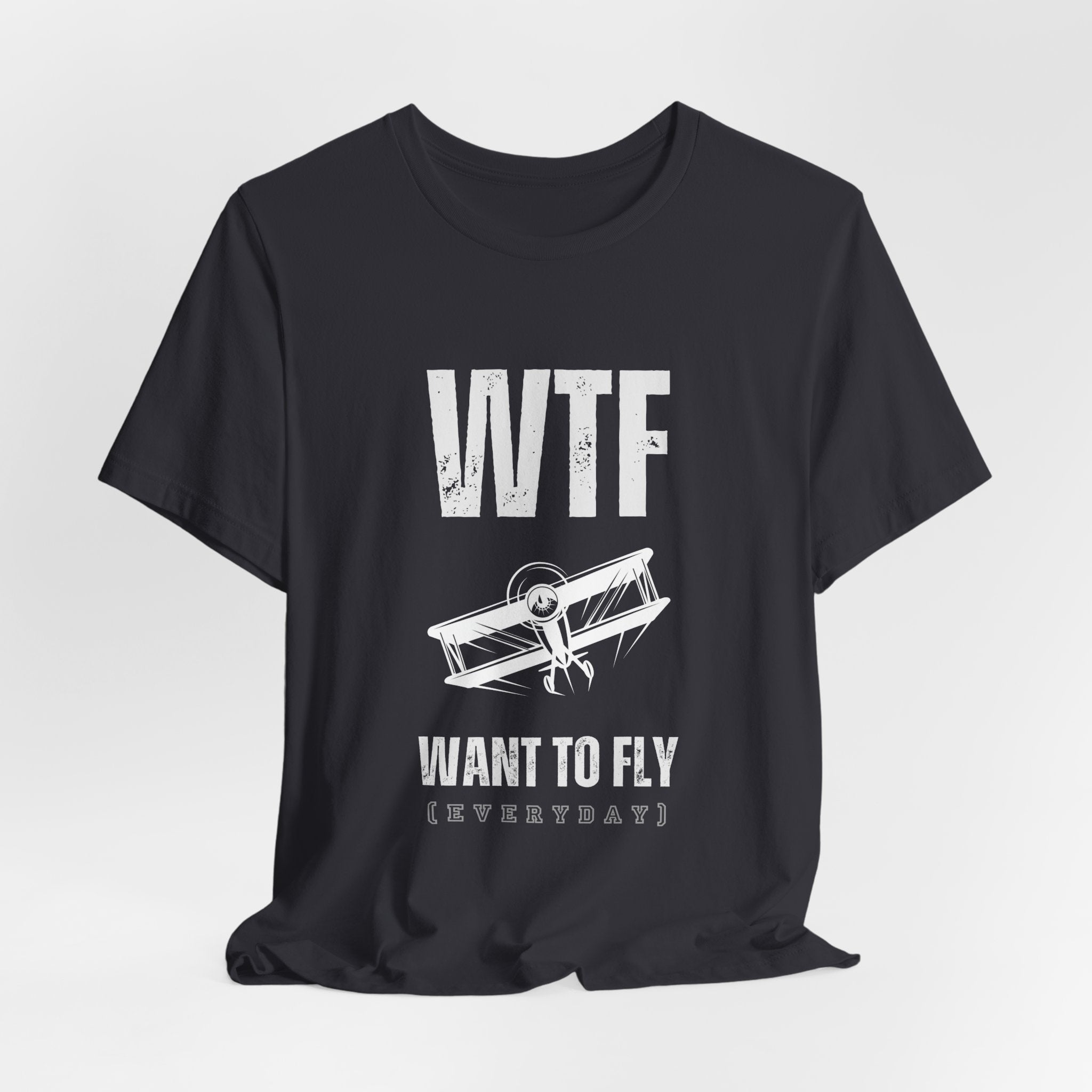 WTF, Want to Fly Sleeve Tee